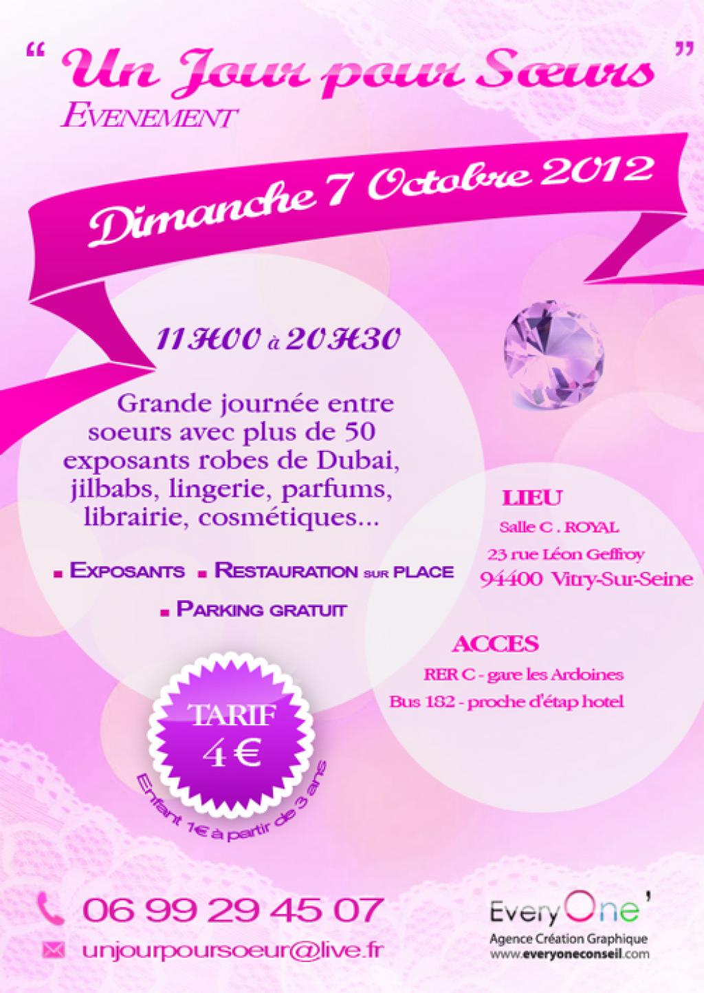 Evènement entre soeurs dimanche 7 octobre 2012 à Vitry-sur-Seine