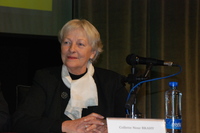 Colette-Nour Brahy, lors du colloque sur Eva de Vitray-Meyerovitch, le 16 décembre 2008, à Konya (Turquie). Colette-Nour Brahy, lors du colloque sur Eva de Vitray-Meyerovitch, le 16 décembre 2008, à Konya (Turquie).