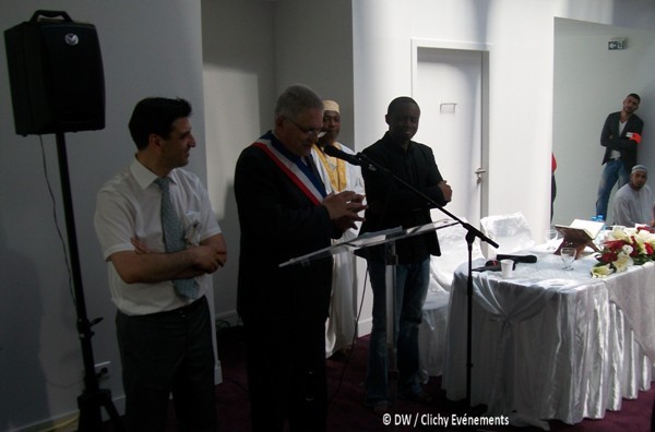 Inauguration de la mosquée de Clichy en présence du maire de la ville Gilles Catoire, dimanche 7 juillet.