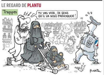 Résultat de recherche d'images pour "Caricatures du voile islamique"