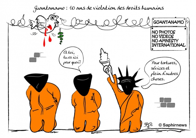 Guantanamo, 10 ans de violation des droits de l'homme