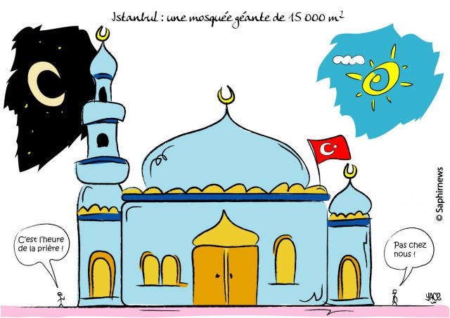 Istanbul, une mosquée géante de 15000 m²