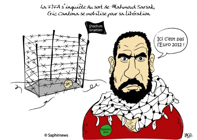 Eric Cantona se mobilise pour la libération de Mahmoud Sarsak