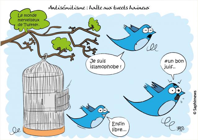 Antisémitisme, halte aux tweets haineux
