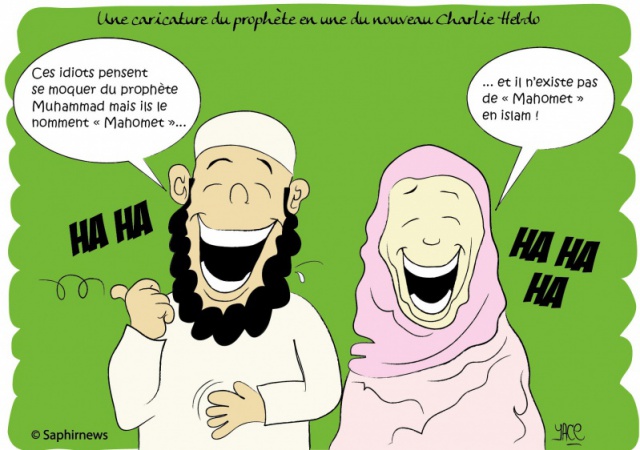 Le prophète en une de Charlie Hebdo