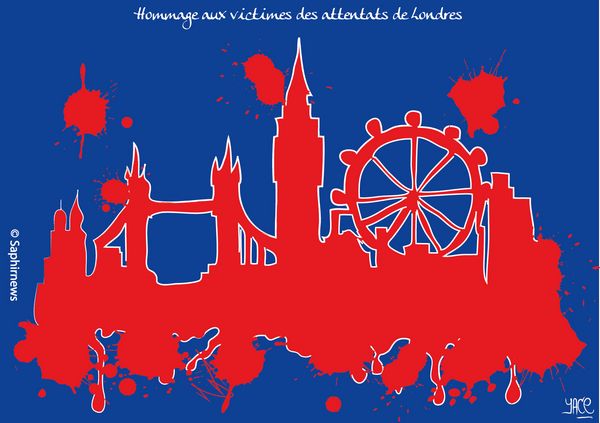 Hommage aux victimes de   Londres