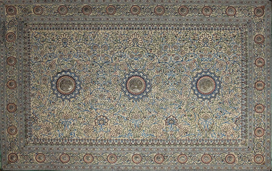 Un trésor : le célèbre tapis de Baroda