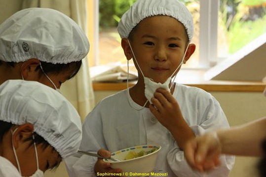 En visite dans une école japonaise