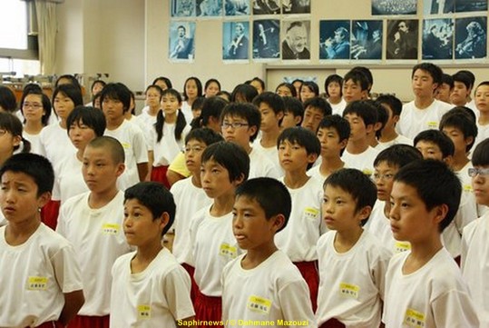 En visite dans une école japonaise