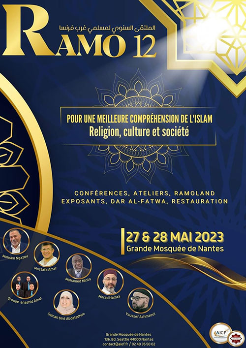https://www.saphirnews.com/agenda/Pour-une-meilleure-comprehension-de-l-islam-12e-Rassemblement-annuel-des-musulmans-de-l-Ouest-RAMO_ae738350.html