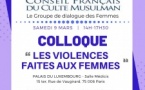 Colloque du CFCM sur les violences faites aux femmes