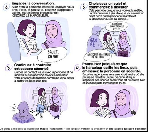 Un guide en BD pour faire face aux harcèlements islamophobes