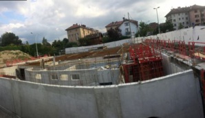 Le chantier de la mosquée d'Annecy.