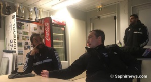 Joel Adogoroye, responsable de l'équipe U12 du CHB, et Jean-Pierre Cassonnet. Joel Adogoroye, responsable de l'équipe U12 du CHB, et Jean-Pierre Cassonnet.