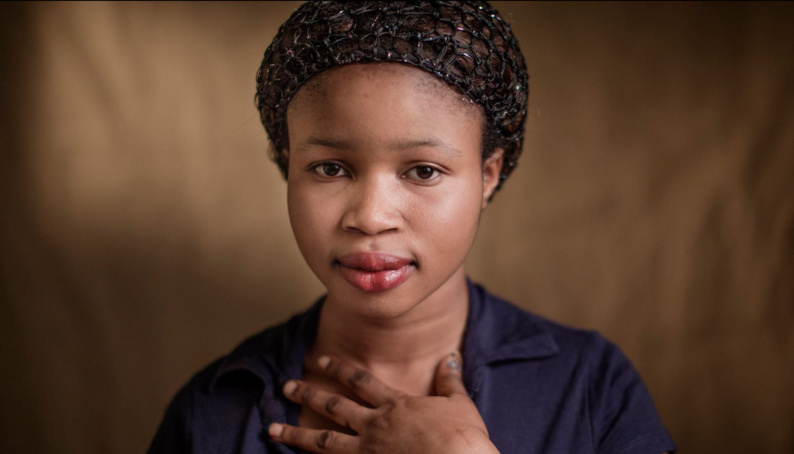 Laemy, une des réfugiées qui témoigne sur la plateforme Aware Migrants. Laemy, une des réfugiées qui témoigne sur la plateforme Aware Migrants.