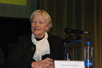 Colette-Nour Brahy, lors du colloque sur Eva de Vitray-Meyerovitch, le 16 décembre 2008, à Konya (Turquie).