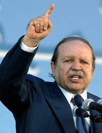 Le candidat et président sortant Abdelaziz Bouteflika, au pouvoir depuis 1999.