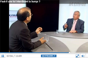Jacques Myard assimile la femme en burqa à une prostituée Jacques Myard assimile la femme en burqa à une prostituée