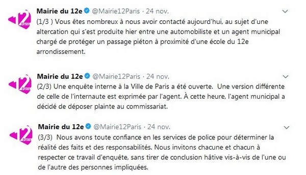Paris : une musulmane victime d'une agression islamophobe par un agent municipal
