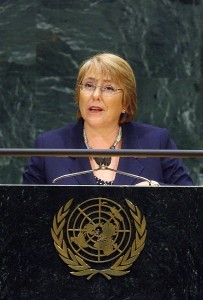 Michelle Bachelet, ancienne présidente du Chili, à la tête d’ONU Femmes (Photo : Nations unies).