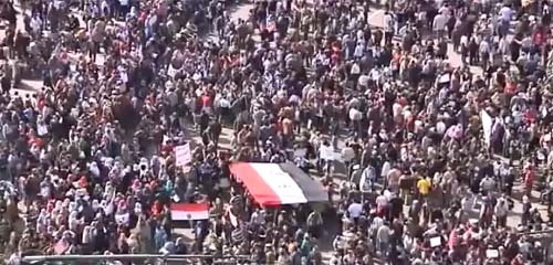 « Marche du million », au Caire, le 1er février.