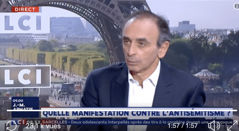 Propos islamophobes d'Eric Zemmour : LCI mise en garde par le CSA Propos islamophobes d'Eric Zemmour : LCI mise en garde par le CSA
