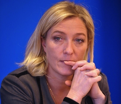 Marine Le Pen, présidente du FN.