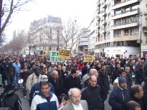 Manifestation parisienne pour le respect des religions