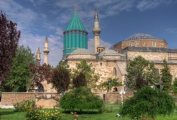 Le Musée Mevlana, dédié à Rumi,, à Konya.