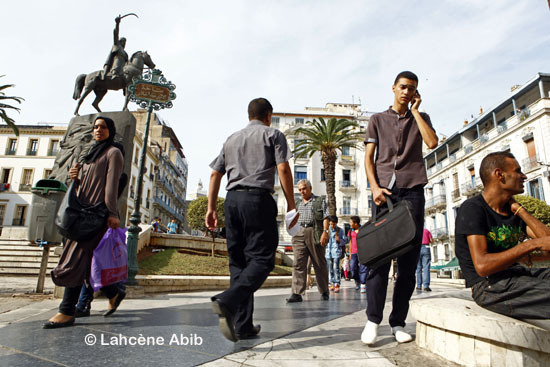 Place Emir Abdelkader, à Alger.