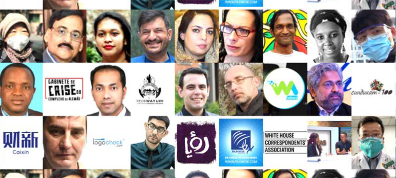 Au temps du Covid-19, RSF honore le travail de 30 « héros de l’information » Au temps du Covid-19, RSF honore le travail de 30 « héros de l’information »