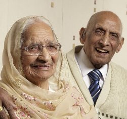 Un couple indien marié depuis 87 ans, un record du monde