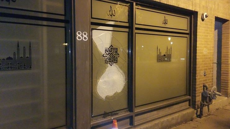 Deux mosquées de Toronto ont été vandalisées par six fois en moins de deux mois depuis juillet 2020. © Muslim Association of Canada