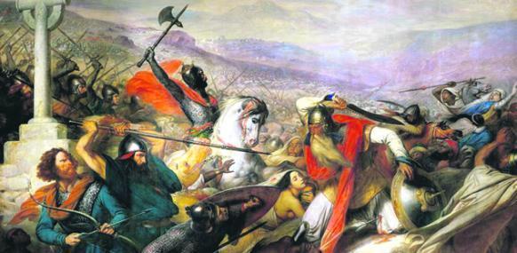 732 : Charles Martel arrête les Arabes à moitié