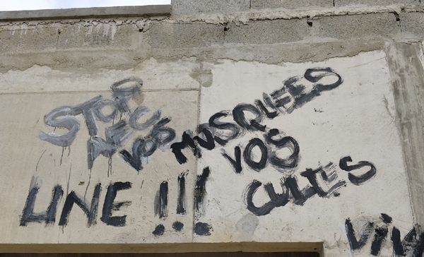 Des tags islamophobes retrouvés sur le chantier d’une mosquée à Talence