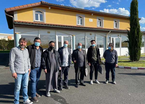 Les membres du bureau du Conseil départemental du culte musulman (CDCM) de la Loire. © DR