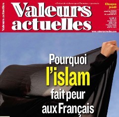 L'islam en Une de Valeurs actuelles en janvier 2011.