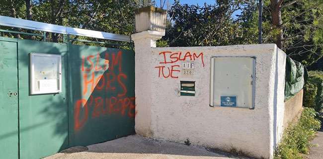 Aix-en-Provence : deux mosquées visées par des tags islamophobes