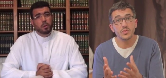 Moncef Zenati (à g.) et Nabil Ennasri s'expriment sur les calculs astronomiques.