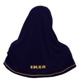 Le modèle de voile porté par les employées musulmanes d'IKEA