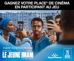 Saphirnews vous fait gagner des places de cinéma pour deux personnes