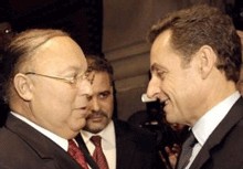 Dalil Boubakeur reçoit Nicolas Sarkozy