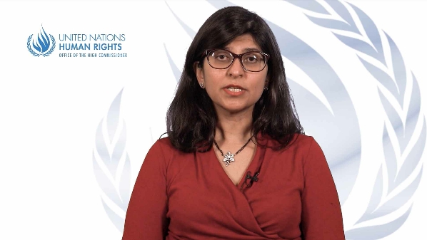 Ravina Shamdasani, porte-parole du Haut-Commissariat des Nations Unies aux droits de l'Homme. @ HCDH