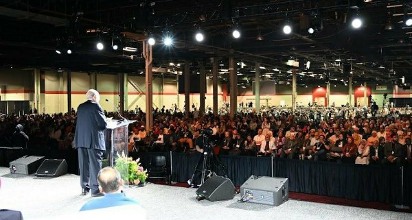 Au congrès annuel de la Société islamique d'Amérique du Nord (ISNA) qui célèbre en 2023 son 60e anniversaire. © ISNA