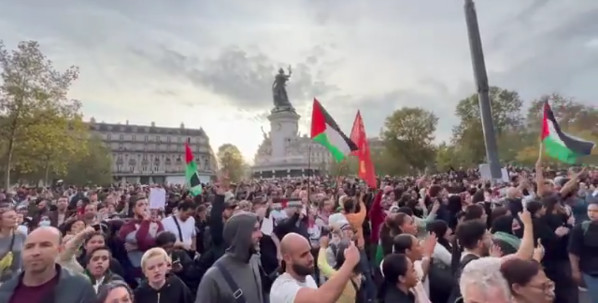 Israël/Gaza : des soutiens massifs à la Palestine à Paris malgré l'interdiction de manifester
