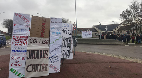 Yvelines : des profs d'un collège protestent face au rapport « très dégradé » avec des élèves