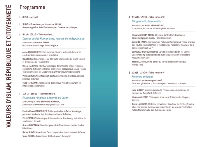 Programme Programme