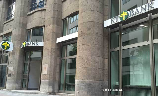 Avec une population de 4,3 millions de musulmans, l'Allemagne a sa première banque islamique depuis le 1er juillet 2015 : la KT Bank. Ici, l'agence de Francfort. (Photo : © KT Bank AG)