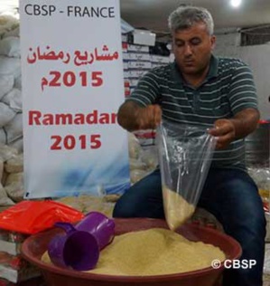 Gaza étant sous blocus, impossible d’y acheminer des dons en nature. Le CBSP, qui fête cette année ses 25 ans, consacre 500 000 € à la campagne Ramadan. (Photo : © CBSP)