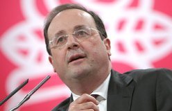 Le Premier secrétaire du Parti socialiste François Hollande